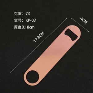 AGH Eco-Friendly Sublimation Blank <b>Beer</b> <b>Bottle</b> Opener Stainless Steel Flat Custom Shape for Custom Personalized Sublimation - Product Image 4