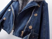 Nouveau coton doublure Parker Parka mode taille réglable col de fourrure veste d'hiver femmes moyen Long à capuche Parka manteau