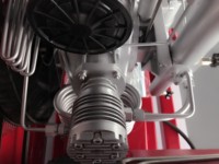 Compresseur d'air scba haute pression anti-incendie 300 bars avec moteur à essence