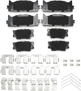 Atd1222c gốm phía trước Đĩa Phanh Pad thiết lập tương thích với 2013-2018 Lexus es300h 2007-2018 Lexus ES350 2008-2018 t-oyota AV