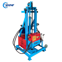 Foreuse hydraulique portable de 150 m pour puits d'eau, alimentée au diesel, pour l'irrigation agricole