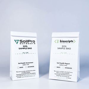 Wholesale Custom logo Kraft Laboratory Envelopes Tin Tie <b>Bag</b> With Biodegradable Liner Soil Sample Envelopes - Product Image 6