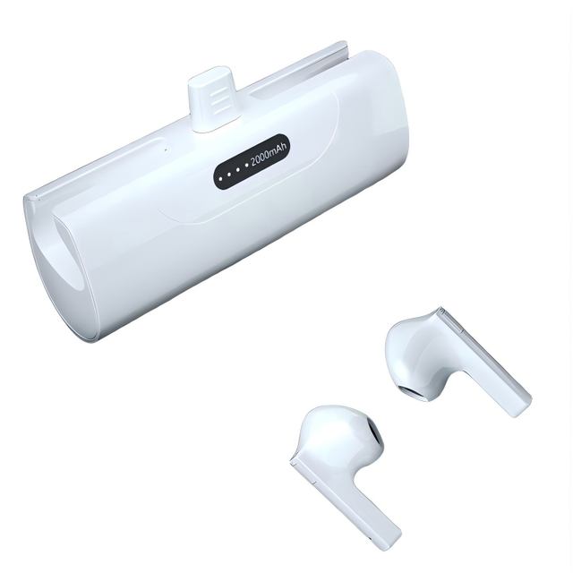Wireless  Earphone  and Power Power Banks Wireless Headphones  Earphones Mini True 2 in 1 Headset and Power Bank