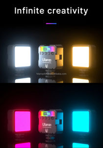 ไฟวิดีโอ <span class=keywords><strong>Ulanzi</strong></span> VL49RGB 6W ไฟ LED RGB สีเต็มรูปแบบ 800LUX แม่เหล็กติดตั้งง่าย ขนาดเล็ก รองรับ 3 Cold Shoe แบตเตอรี่ 2000mAh ชาร์จผ่าน Type-C สำหรับการถ่ายวิดีโอ Vlogging - Product Image 3