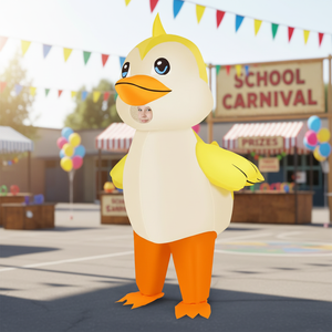 Disfraz Inflable de Pollo para Niños, Traje Divertido de Cuerpo Completo para Fiestas de Pascua - Product Image 1