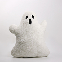 Oreiller en peluche fantôme drôle jouet Kawaii démon poupée diable fantôme noël Halloween cadeau décor coussin oreiller
