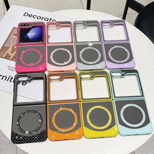 สำหรับ Samsung Z พลิก6ใสแม่เหล็กกันกระแทก PC + TPU เคสโทรศัพท์ใสแบบแข็ง <span class=keywords><strong>Galaxy</strong></span> Z Fold 6 5 4 S25ultra S21 A26 - Product Image 1