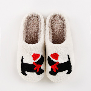 Pantuflas Navideñas para Mujer, de Alta Calidad, Suaves y Cómodas, Antideslizantes, para Invierno, con Plantilla de Espuma, Cálidas y Acogedoras para el Hogar - Product Image 1