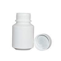 Flacon en plastique HDPE solide oral de 30ml pour comprimés de gélules avec bouchon à vis du fabricant de gros China Base