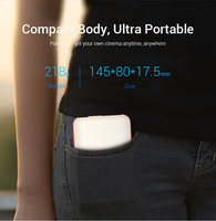 Projecteur DLP ultra-plat super fin 17,5 mm 218 g léger avec batterie intégrée 5000 mAh pour films avant le coucher