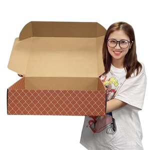 folding big shipping boxes custom logo printing packaging mailer mailing corrugated postal plant shipping paper big box