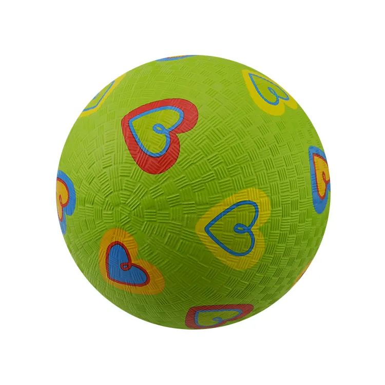 Kunden spezifischer Druck 5 6 Zoll aufblasbares Kind kleines Spielzeug PVC Gummi Kunststoff Hüpfball Regenbogen Spielplatz Toy Ball