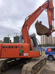 Excavadora usada Hitachi EX120 de marca japonesa barata, excavadora usada Hitachi EX120, excavadora hidráulica sobre orugas - Product Image 6