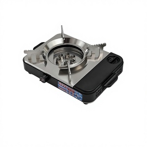 Réchaud à mazout écologique Deyanhaohuo à 6 brûleurs, portable, pour restaurant et camping, contrôle manuel de la température 85-100°C, 2 niveaux - Product Image 1