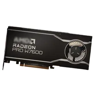 2023New Radeon Pro W7600 ระดับไฮเอนด์กราฟิกระดับมืออาชีพ 8GB (2023) เวิร์คสเตชั่นที่ใช้ 6 นาโนเมตร Navi 33 GPU AV1 การเข้ารหัสและถอดรหัส