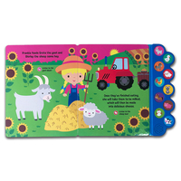 Le meilleur nouveau livre audio apprenant des livres pour bébés English Animals Sound Board Book for kids