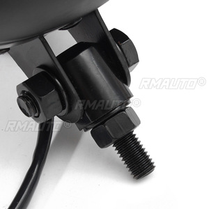 ไฟหน้ามอเตอร์ไซค์แบบ Hi/Lo ขนาด 12V 5.75 นิ้ว สีดำทรงกลม สำหรับ Harley Bobber Custom LED 60W - Product Image 5