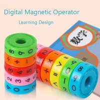 Roue Mathématique Magnétique : Outil d'Apprentissage et d'Éducation Numérique Intelligent, Puzzle Mathématique Magique, Cube Magique, Cadeau