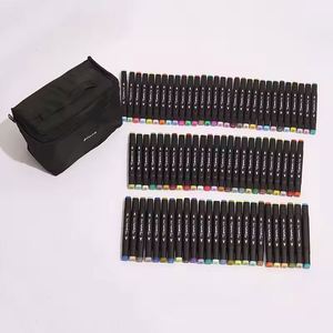 ชุดปากกามาร์คเกอร์แอลกอฮอล์ 80 สี สำหรับศิลปินมืออาชีพ เหมาะสำหรับวาดภาพ ระบายสี ร่างภาพ สำหรับนักเรียน - Product Image 4