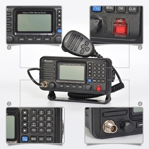 Radio de communication <span class=keywords><strong>marine</strong></span> professionnelle RS-510M VHF, best-seller, étanche IPX7, classe A DSC, 25W, montage fixe - Product Image 4