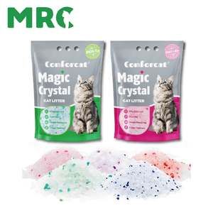 Kediler için Silika Kristal Kumu, Çevre Dostu, Yüksek Emici, Koku Kontrolü, Ultra Uzun Ömürlü, Toksik Olmayan, Atılması Kolay - Product Image 2