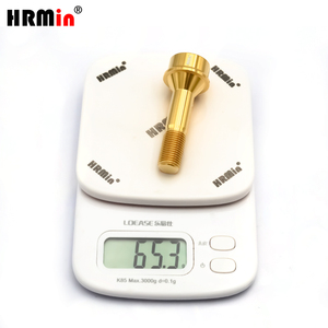 Tornillos de Seguridad <span class=keywords><strong>Antirrobo</strong></span> para Ruedas de Titanio HRMin Factory Grado 10.9, Cono M14X1.5X52mm para Ferrari, Nuevo Estado - Product Image 2