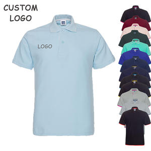 Polo de manga corta de seda helada con sensación fresca de verano para hombre, Polo informal de secado rápido para negocios con logotipo personalizado - Product Image 1