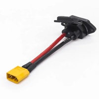 Câble de chargeur personnalisé pour vélo électrique 15A 30A IEC C14 T Type 3Pin prise d'entrée mâle citycoco pièces de scooter