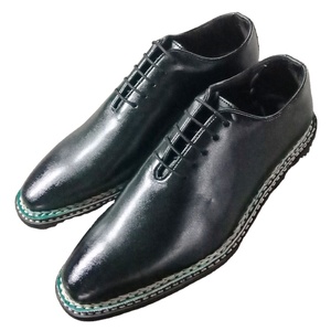 Chaussures de mariage en cuir de vache de haute qualité fabriquées à la main norvégienne imperméable léger automne amorti à feuilles persistantes hauteur - Product Image 1