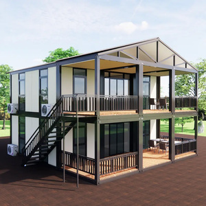 Maison en conteneur pliable et élargi Boîte d'assemblage rapide Maison villa préfabriquée de luxe préfabriquée extensible - Product Image 1