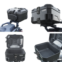 Boîte à bagages arrière pour moto F2 MOTO 50-Ultra en plastique, étanche et résistante aux chutes, serrure à combinaison, cylindre de serrure remplaçable