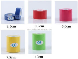 2,5 cm * 5 M OEM <span class=keywords><strong>Kt</strong></span> impermeable Kinesiologytape deportes atléticos soporte muscular <span class=keywords><strong>Kinesiotape</strong></span> cinta de kinesiología - Product Image 5