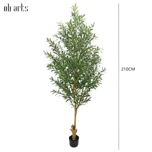 OH ARTS Promotion Exceptionnelle : Grand Arbre d'<span class=keywords><strong>Olivier</strong></span> Artificiel Personnalisé en Bois Véritable pour Décoration Intérieure - Product Image 6