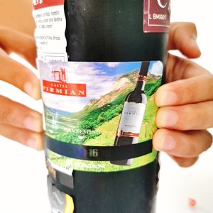 Высококачественный термометр для винных бутылок с жидкокристаллическим дисплеем (4-24°C) на бумажной основе - Product Image 3