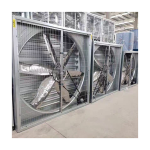 Ventilateurs muraux d'évacuation industriels à volets roulants 24 pouces 54 pouces 6000 CFM Haute efficacité <span class=keywords><strong>Ventilation</strong></span> d'air de toit pour élevage de volailles Restaurant - Product Image 1