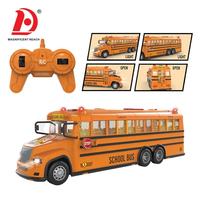 HUADA China Plástico RC Autobús escolar Modelo Juguetes Autobús de control remoto para niños con sonido y luz