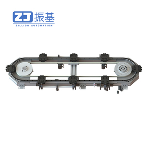 Kleines Linear system mit gebogener Schiene Hochpräzise Synchron riemen ringbahn Produktions linie Automatische Förder ausrüstung - Product Image 4