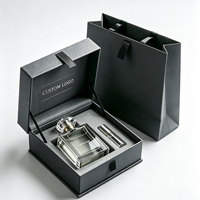 Boîte cadeau de parfum de luxe personnalisée, fermeture magnétique, logo personnalisé et doublure en EVA, sac fourre-tout assorti pour emballage cadeau d'affaires