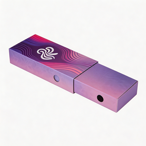 Caja de cartón kraft ecológica hecha a medida con sistema extraíble a prueba de niños para guardar artículos de papelería, bolígrafos, lápices y herramientas de arte. - Product Image 6