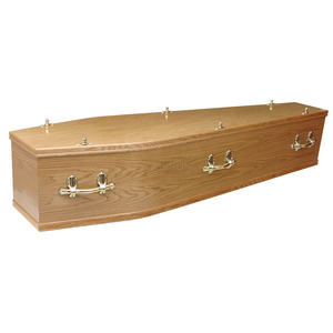 Caoxian Funeral Coffin Factory Venta al por mayor Gran Bretaña MDF HDF Aglomerado Ataúd Australia Ataúd de cremación y ataúdes Enchapados para entierro - Product Image 2