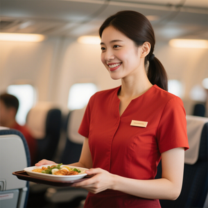 OEM 항공사 여성 승무원 드레스 유니폼 항공사 스튜어디스 여행 유니폼 판매 - Product Image 5