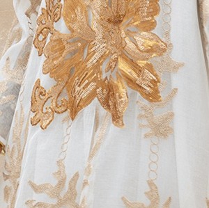 Robe Abaya de Luxe Élégante en Matériaux de Haute Qualité pour Femmes Musulmanes, Tenue pour Occasions Spéciales avec Options OEM - Product Image 2