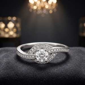 Exclusivo e Impresionante Anillo de Plata de Ley 925 con Circonita Cúbica, Diseño Único, Regalo para Mujeres y Niñas - Product Image 2