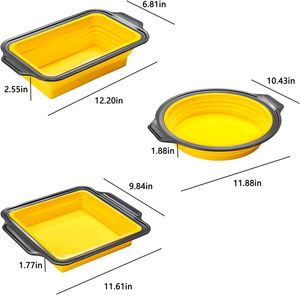 Moules et Plaques de Cuisson en Silicone, Tapis de Cuisson, Outils de Pâtisserie avec Acier au Carbone Haute Résistance - Product Image 2