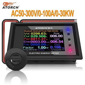 ATORCH AT24C 100A 2,4 "Voltímetro digital Medidores Indicador Potencia Energía Amperímetro <span class=keywords><strong>Corriente</strong></span> Amperios Voltios Vatímetro Probador <span class=keywords><strong>Detector</strong></span> - Product Image 3