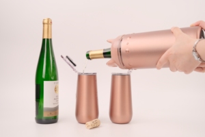 Daian Máy Làm Lạnh Rượu Sâm Banh Bia Bằng Thép Không Gỉ Cách Nhiệt Hai Lớp Thiết Kế Mới Cho Nhà Máy Sản Xuất Chai Làm Mát - Product Image 4