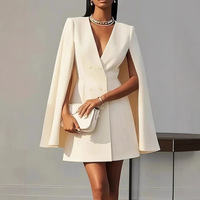 Blazer châle double boutonnage pour femme IStapromo Gifts 2026, couleur unie, style automne, pour le travail, pour l'Europe et l'Amérique