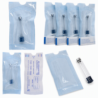 Cartouche de cassette d'insuline de 3 ml, flacon vide en verre pour stylo à insuline avec emballage individuel séparé