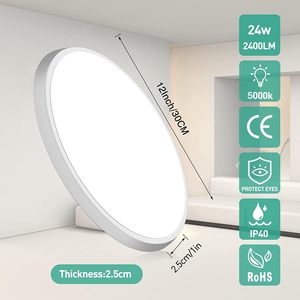 <b>Motion</b> <b>Sensor</b> Smart <b>LED</b> Surface Mounted Ceiling <b>Lights</b> 12W 18W Industrial Design USB Powered Eco-Friendly Dimmable IP20 Rated - Product Image 2