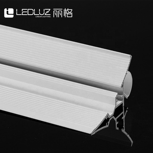 แถบไฟ LED ติดพื้นผิวสำหรับไฟติดผนังและเพดานเชิงพาณิชย์ความกว้าง10มม. อลูมิเนียมสีขาวตัวเลือกตัวกระจายแสง - Product Image 2